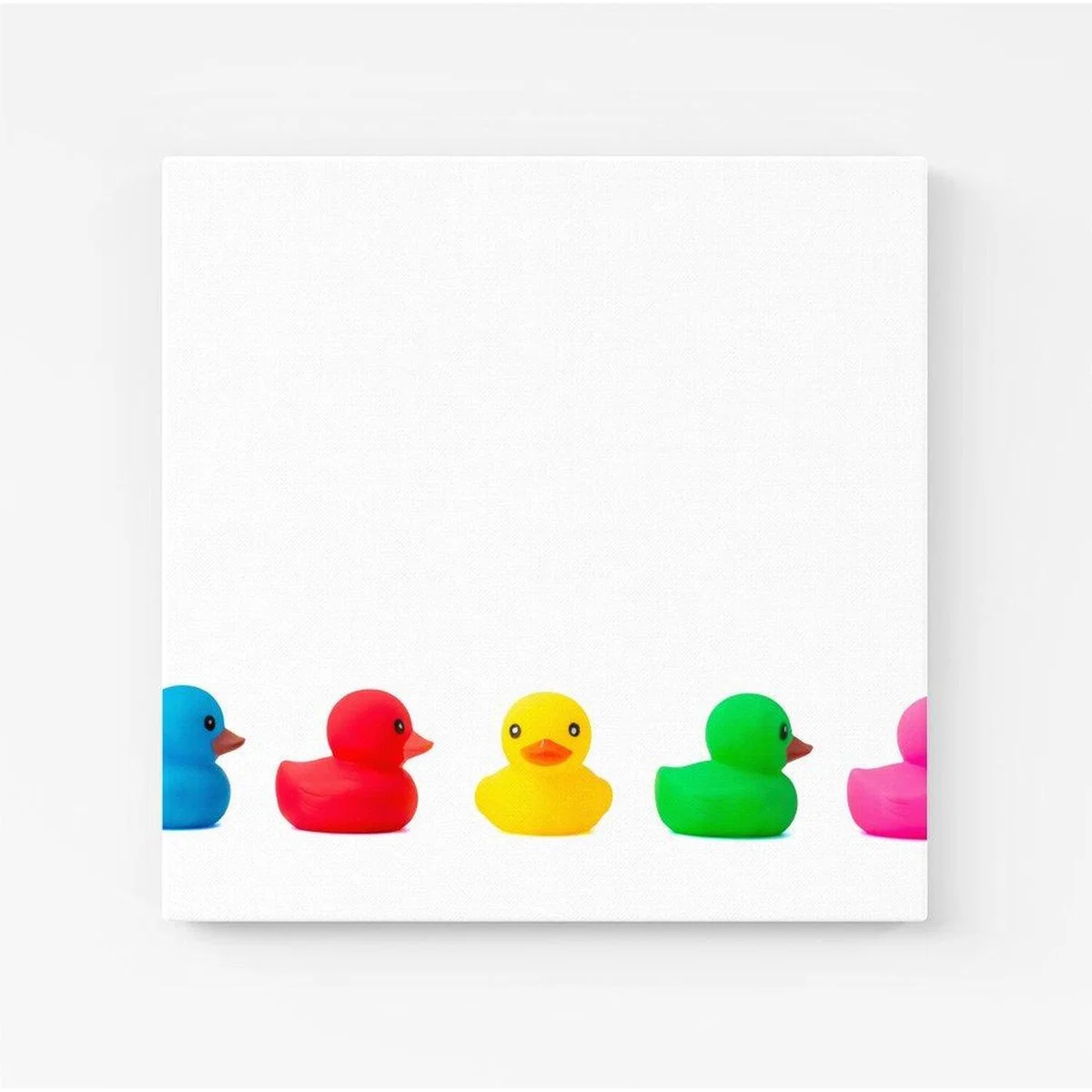 Coloured Rubber Ducks Canvas Print - Yellow / Medium – image 4