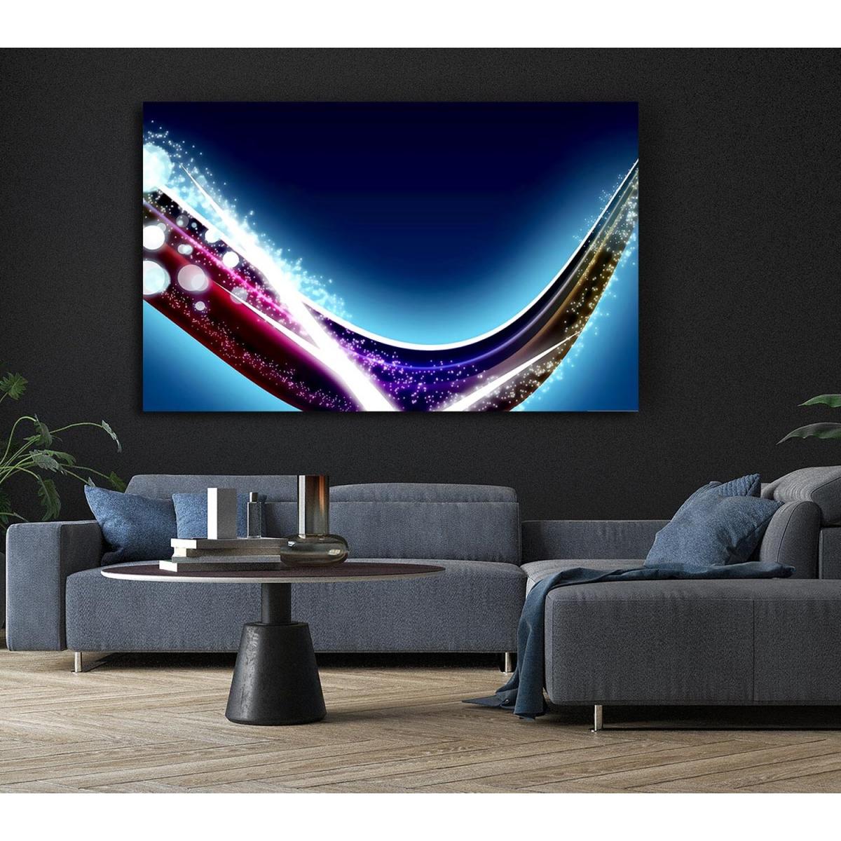 Lightning Bolt Canvas Print Wall Art - Yellow / 50.8cm – image 6