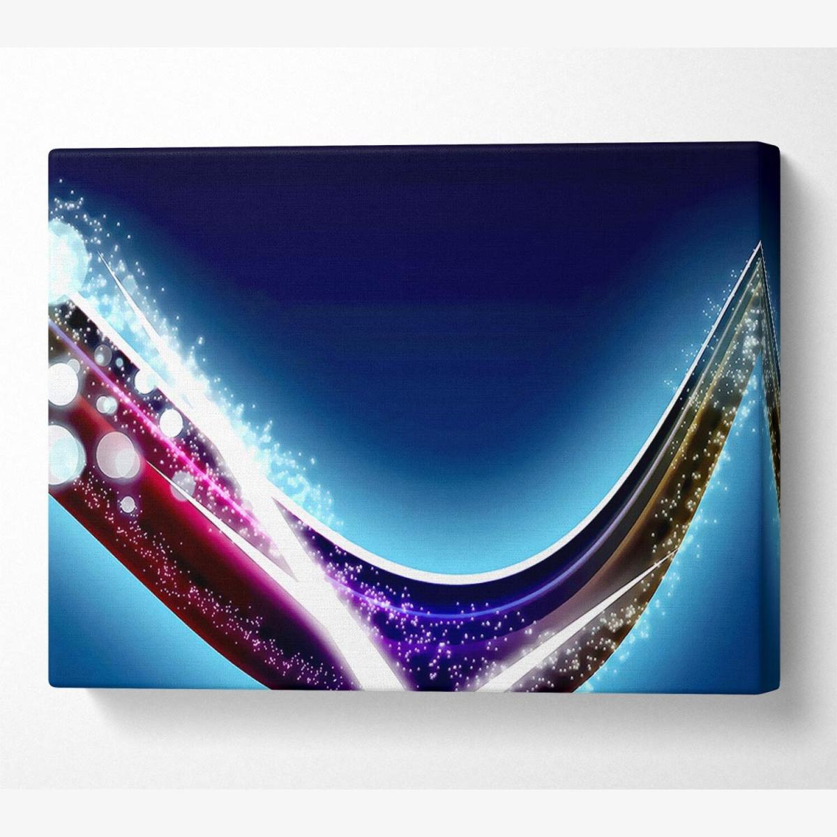 Lightning Bolt Canvas Print Wall Art - Yellow / 50.8cm – image 1