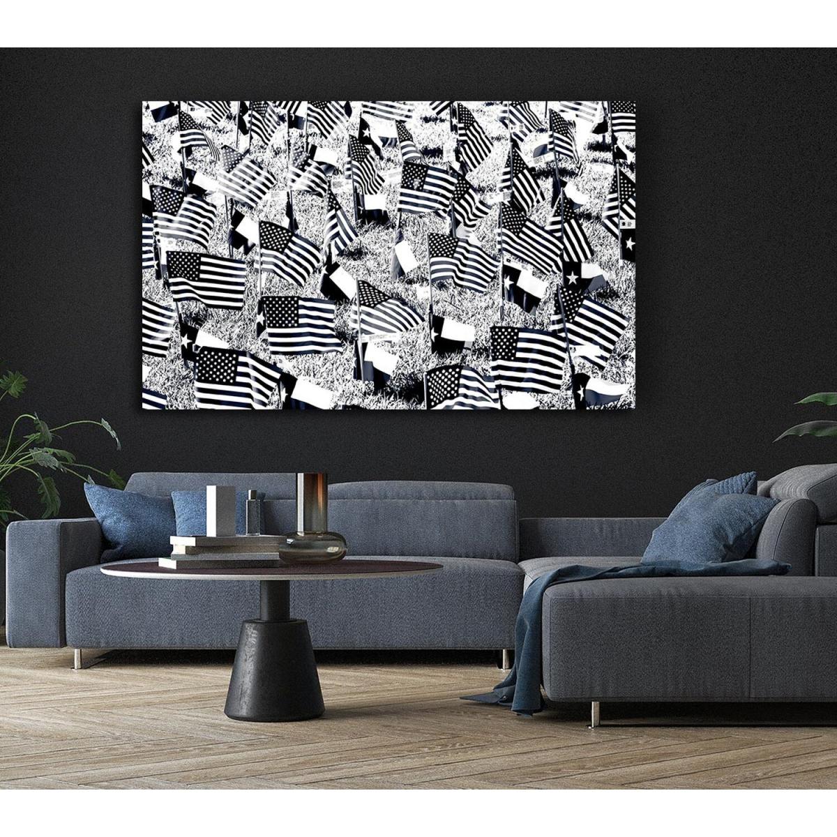 Too Many Died Canvas Print Wall Art - Yellow / 35.56cm – image 4