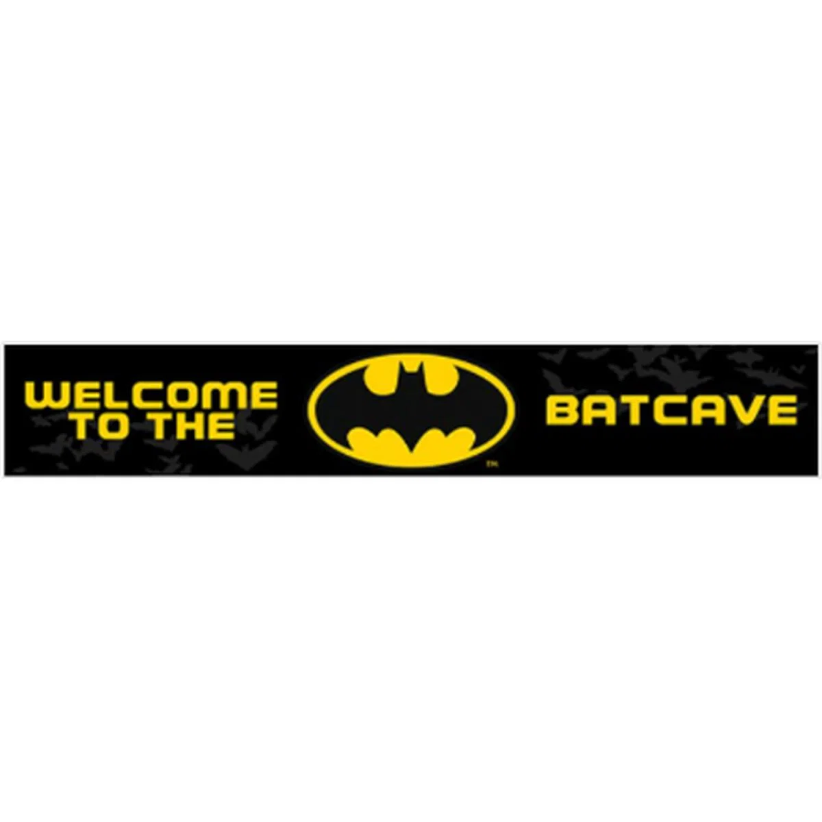 Batman Welcome to the Batcave Wooden Sign - Black – image 2
