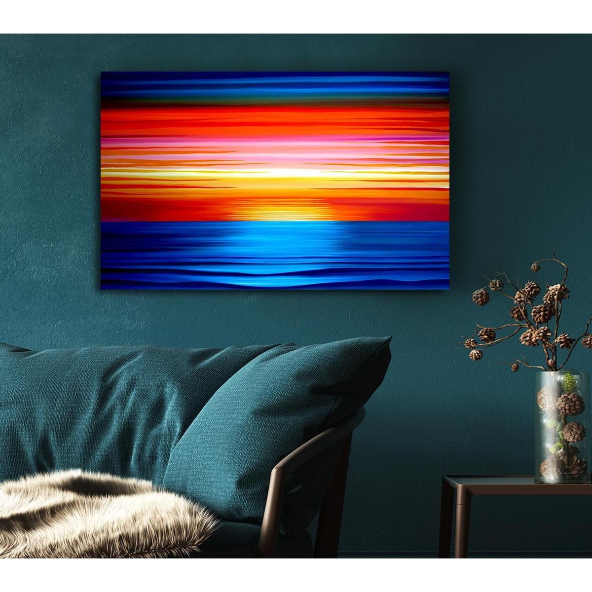 Sun Of The Ocean Canvas Print Wall Art - Yellow / 81.28cm – image 4
