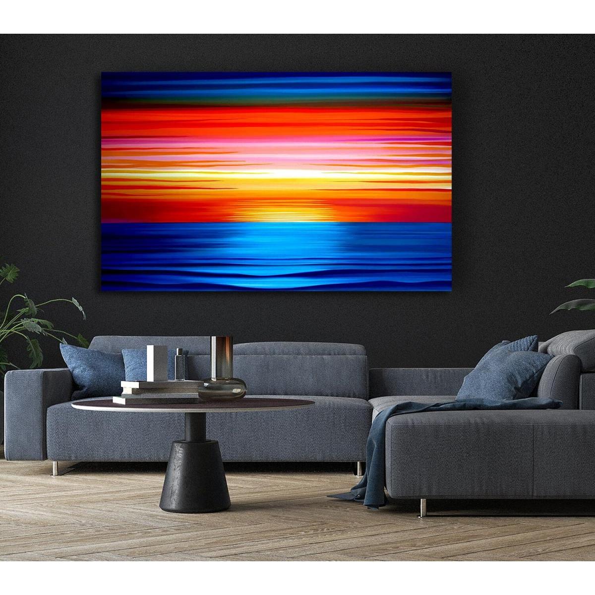 Sun Of The Ocean Canvas Print Wall Art - Yellow / 81.28cm – image 5
