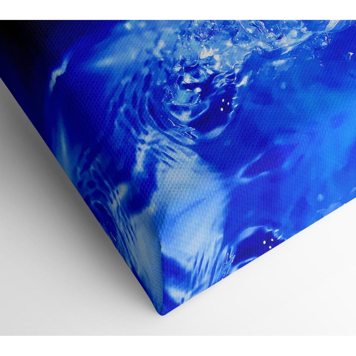 Blue Parting Canvas Print Wall Art - Yellow / 50.8cm – image 2