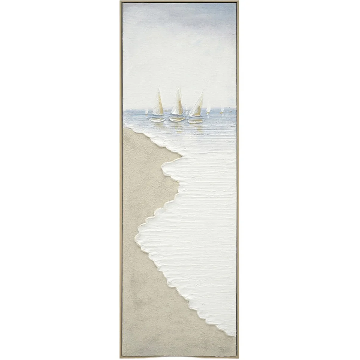Seascape Sailing Boat Textured Art – image 8