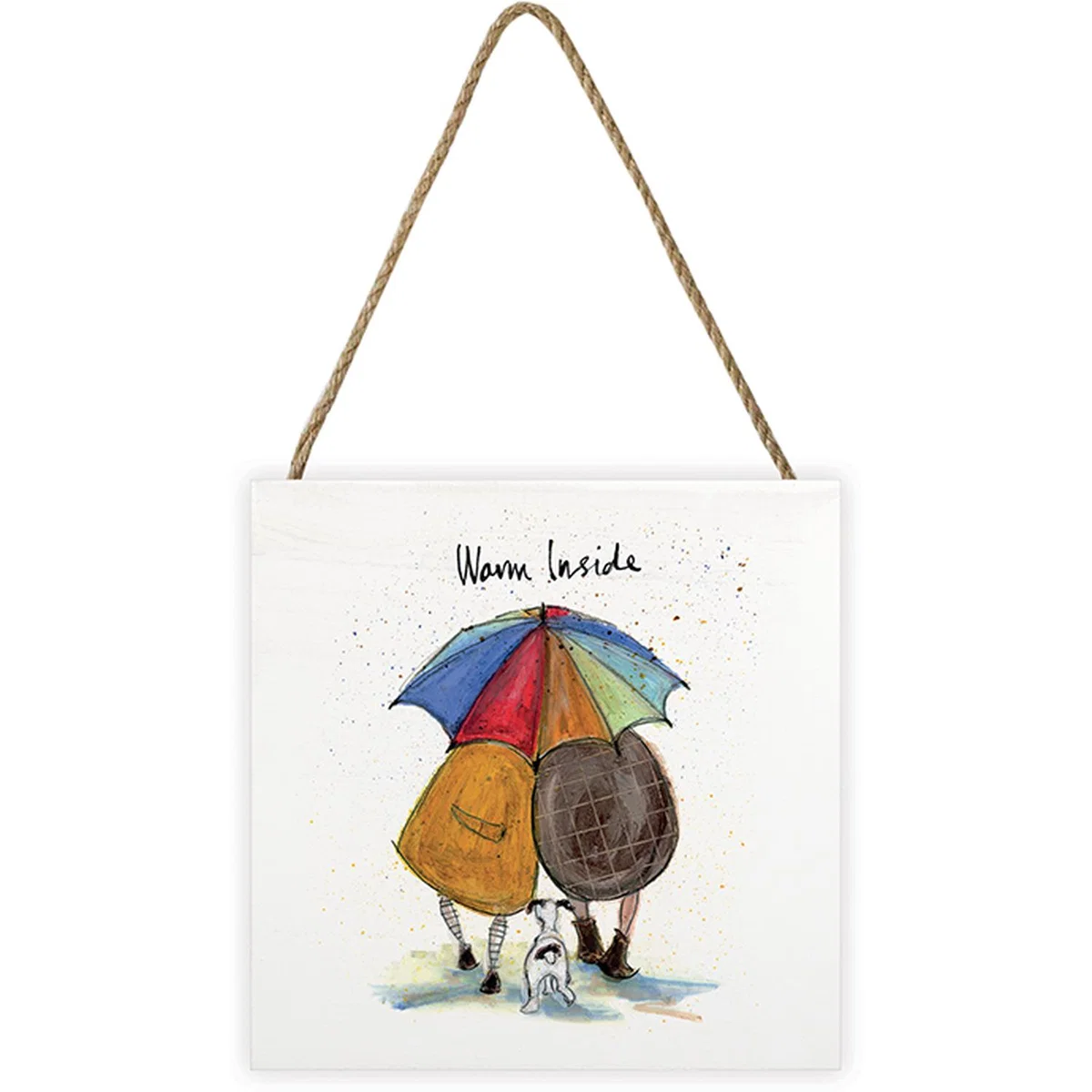 Sam Toft (Warm Inside) Wooden Block - White – image 2