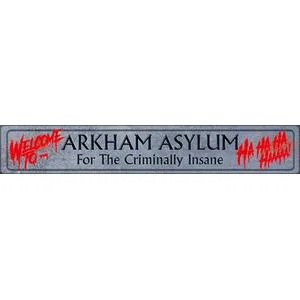 The Joker (Welcome to Arkham Asylum) Wooden Sign – image 2
