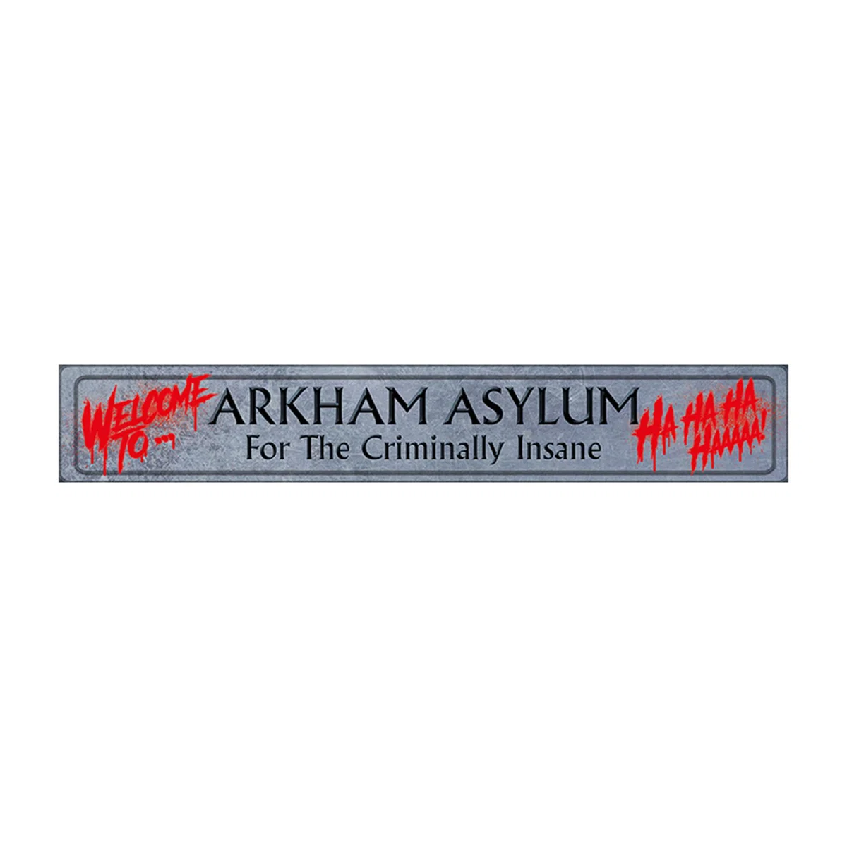 The Joker (Welcome to Arkham Asylum) Wooden Sign – image 1