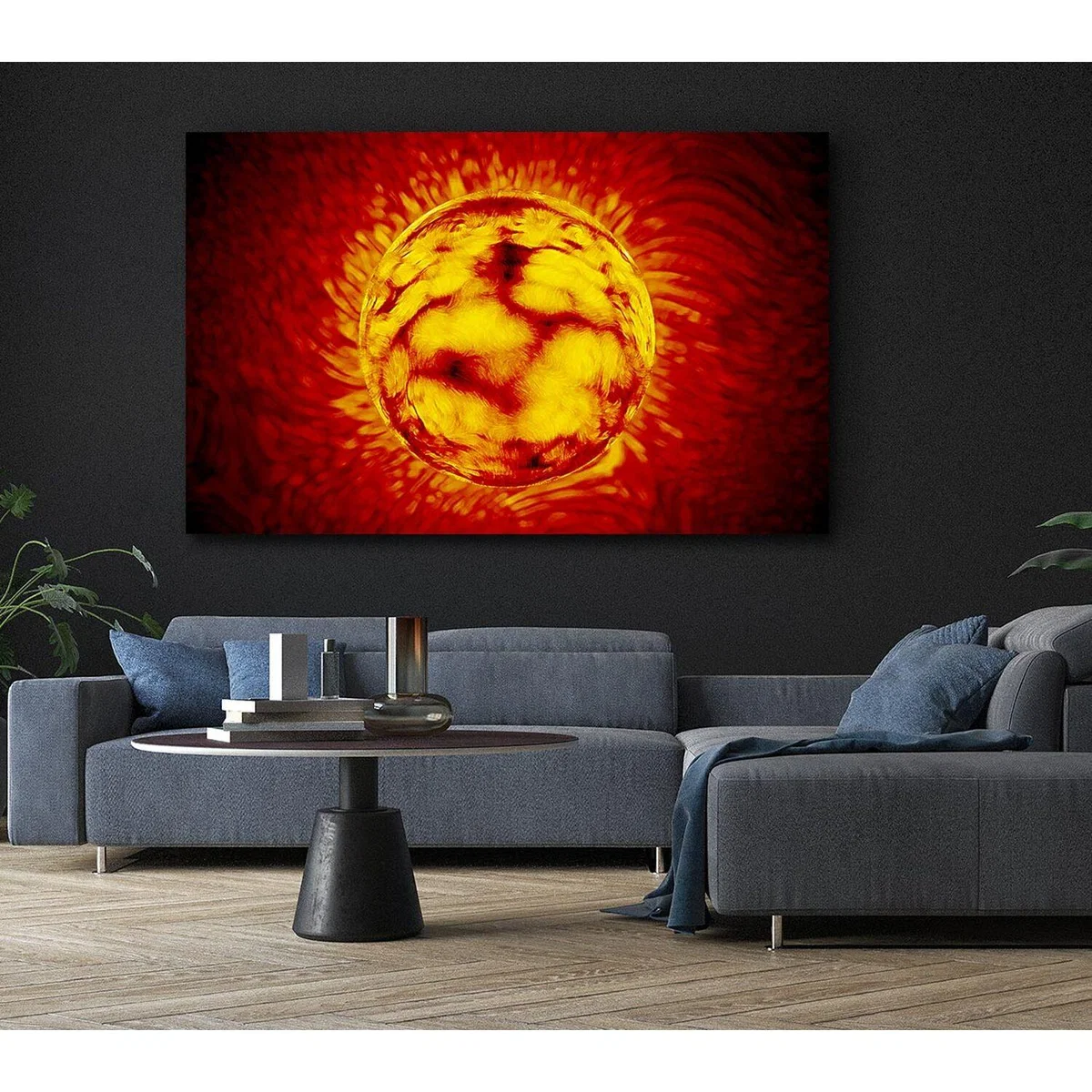 Sun Worshiper Canvas Print Wall Art - Yellow / 35.56cm – image 5