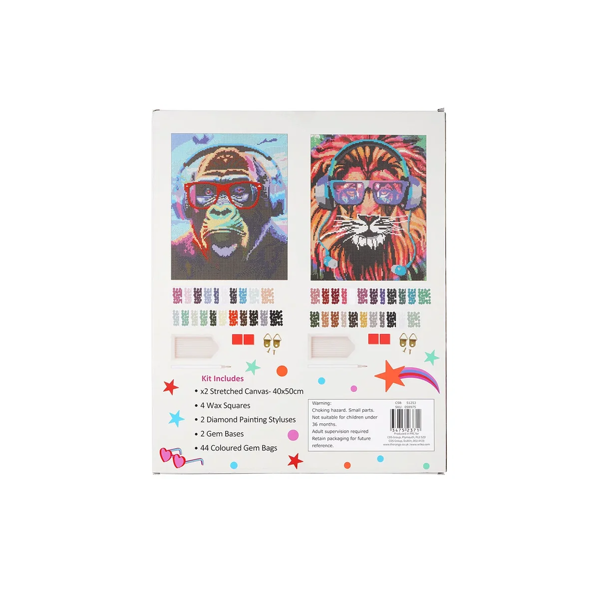 Art Studio Gaming Animals Diamond Painting Set – image 2