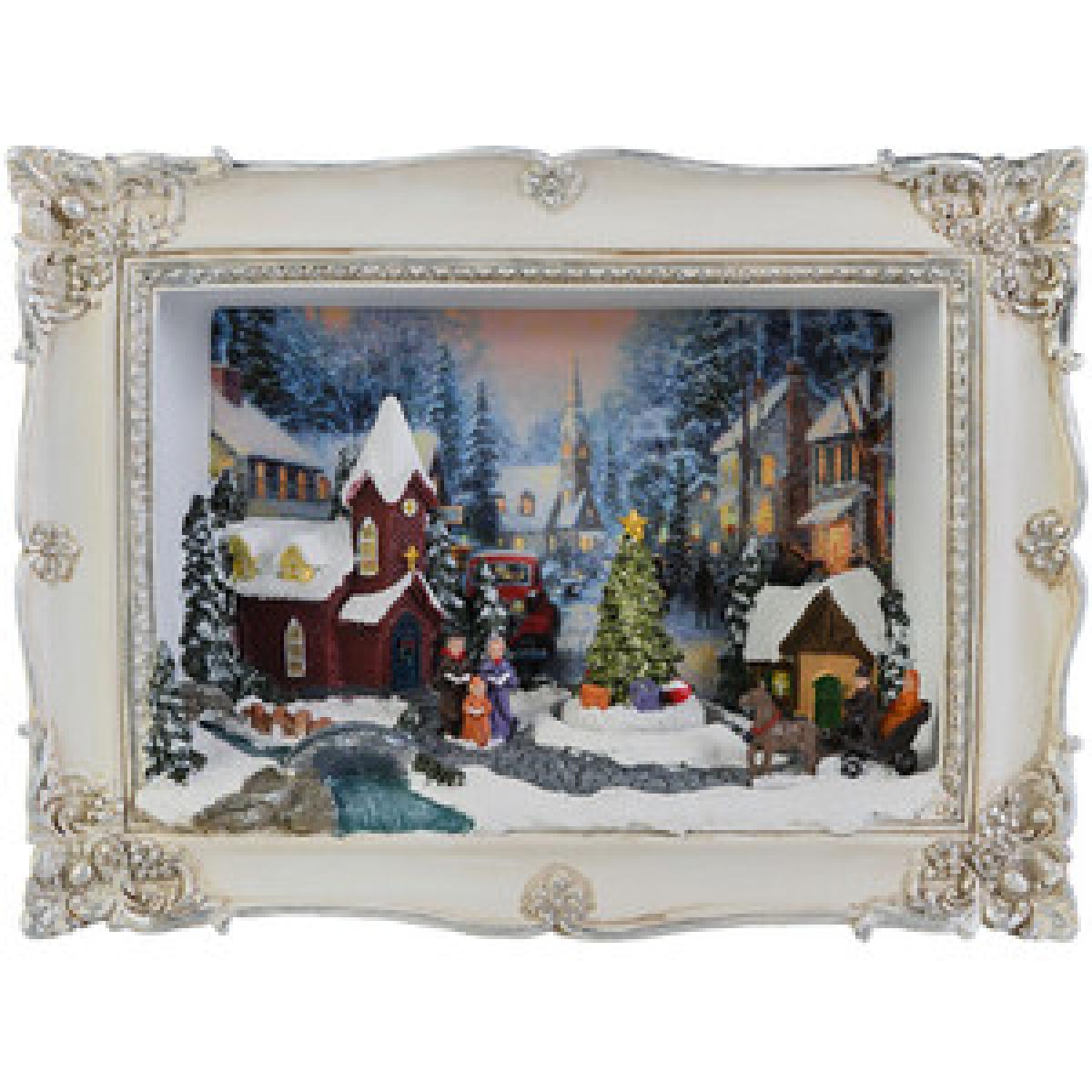 LED Christmas Scene Frame – image 5