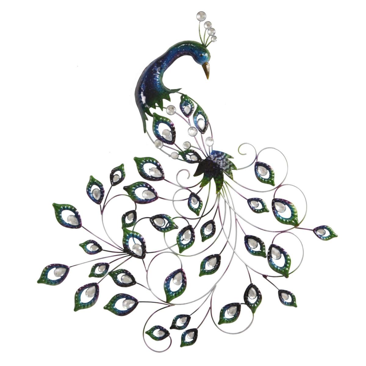 Peacock Metal Wall Art - – image 2