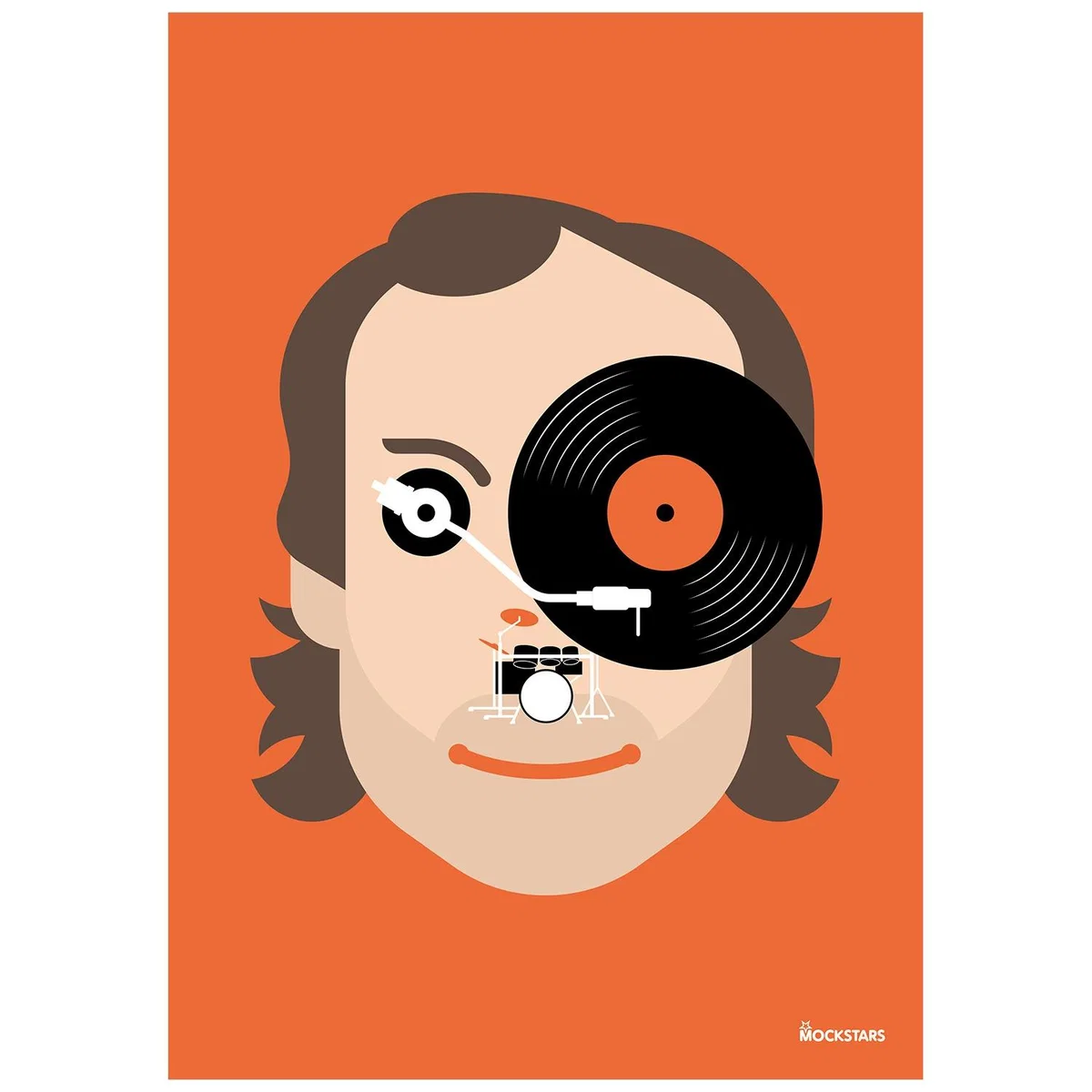 Mockstars Art Prints - A4 / Phil Collins – image 2