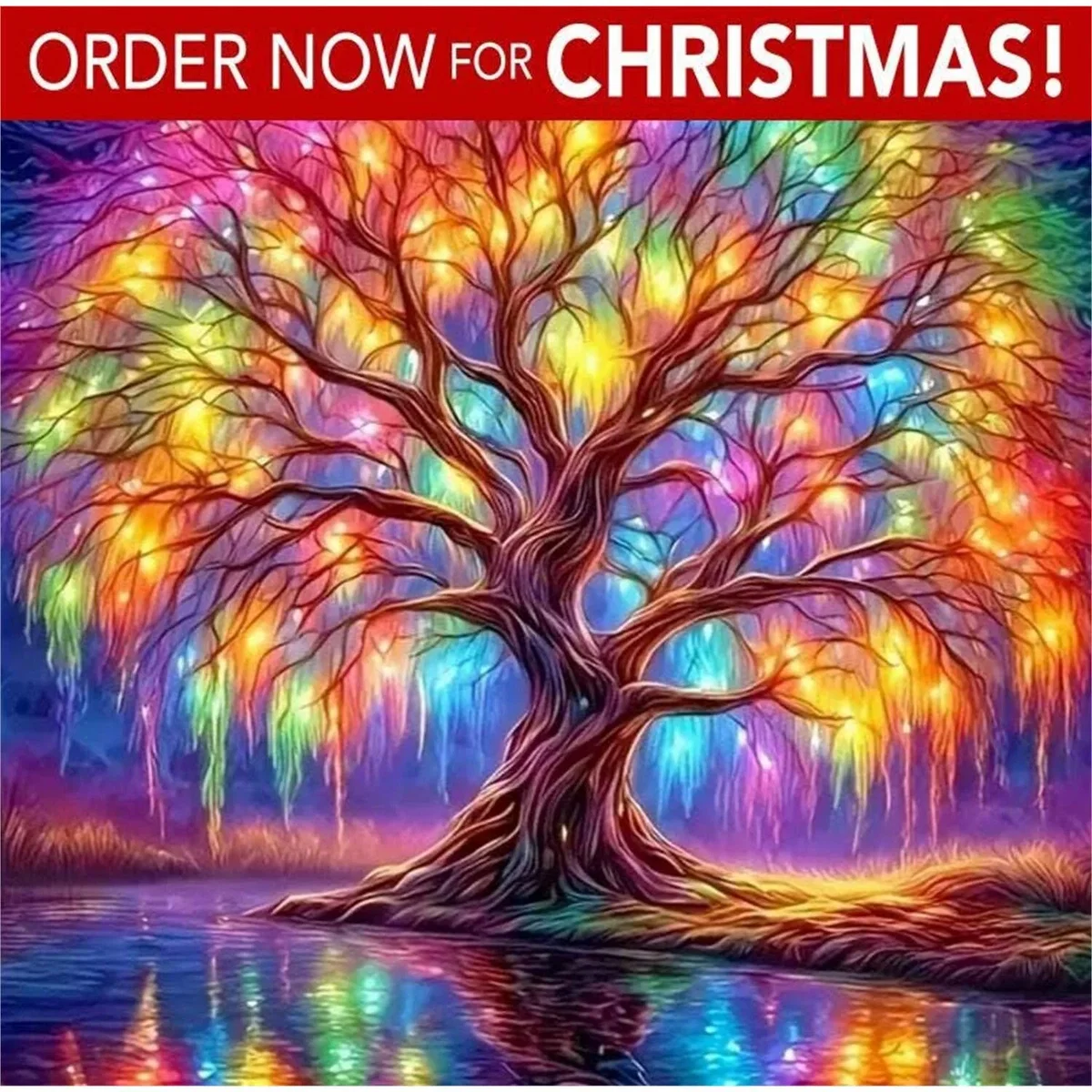 Rainbow Tree Diamond Painting Kit - Multi – image 4