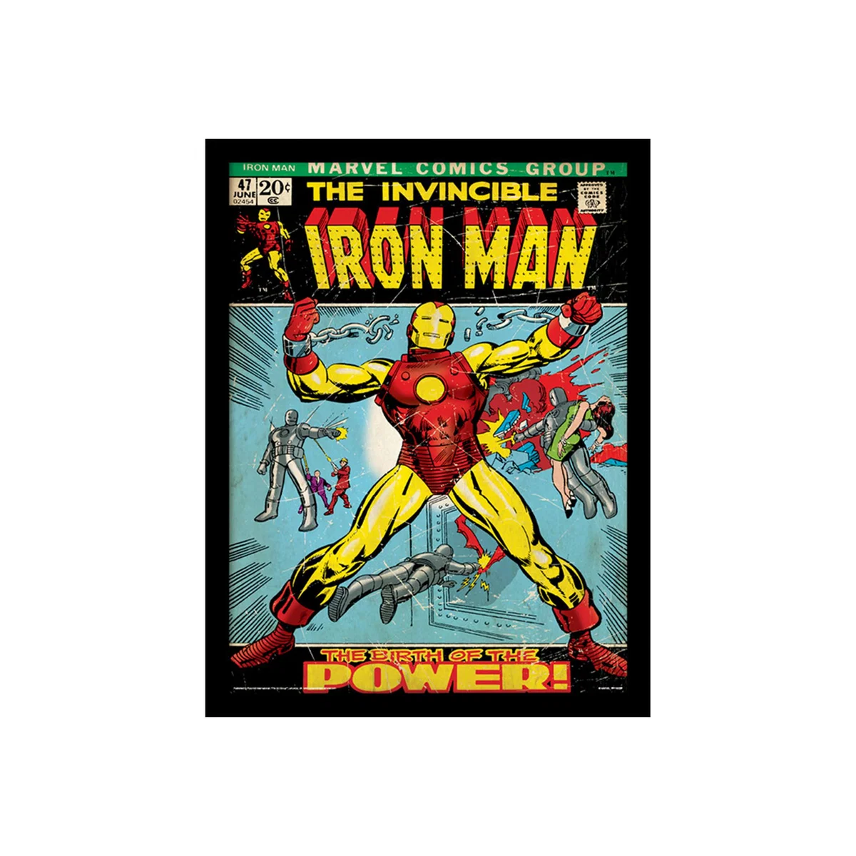 Iron Man (Birth Of Power) Framed Print – image 1