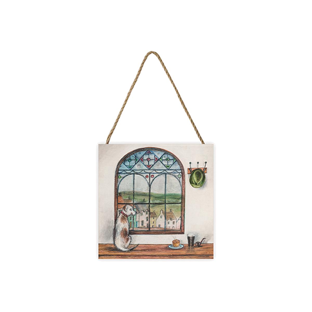 Joe Ramm (Pie And Pint) Wooden Block - White – image 1