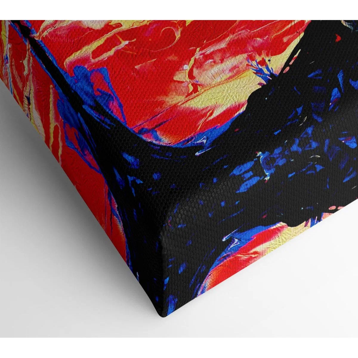 Abstract Earth Canvas Print Wall Art - Yellow / Double XL 40 x 56 Inches – image 2