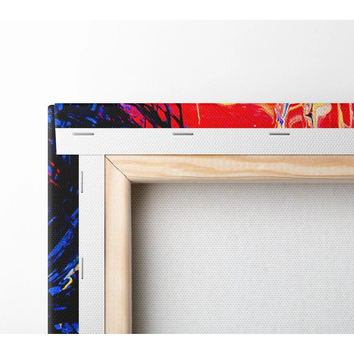 Abstract Earth Canvas Print Wall Art - Yellow / Double XL 40 x 56 Inches – image 3