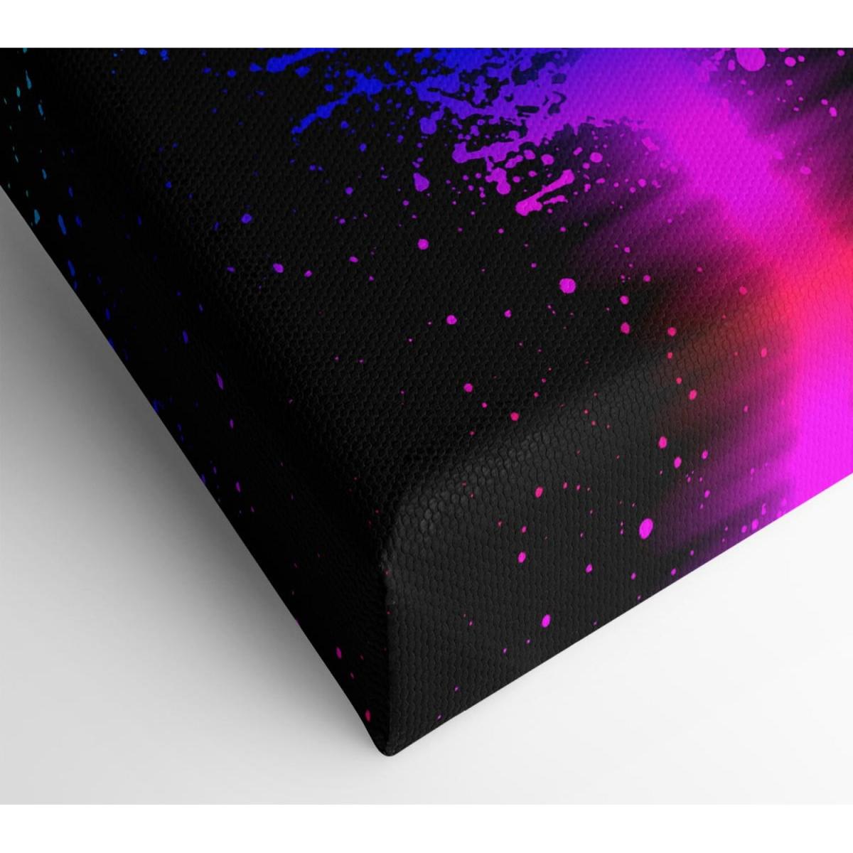 Rainbow Color Splatter Canvas Print Wall Art - Yellow / 81.28cm – image 2
