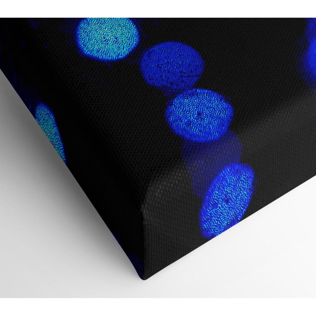 Orb Blues Canvas Print Wall Art - Yellow / 35.56cm – image 2