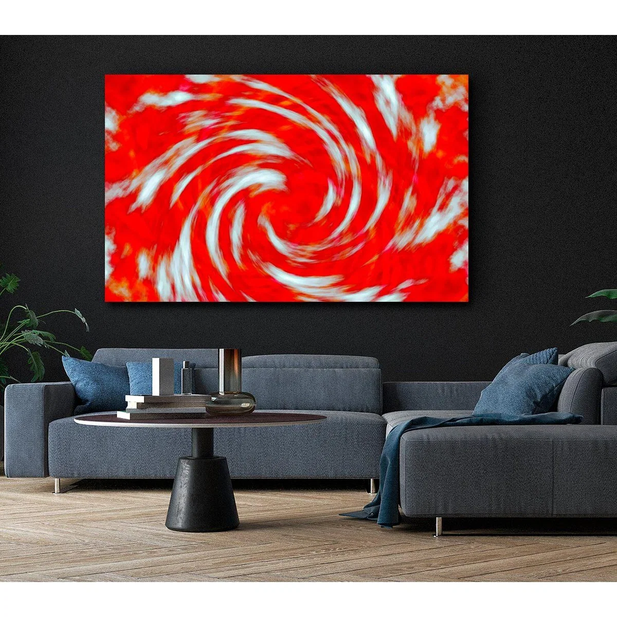 Tornado Twist Canvas Print Wall Art - Yellow / 35.56cm – image 6