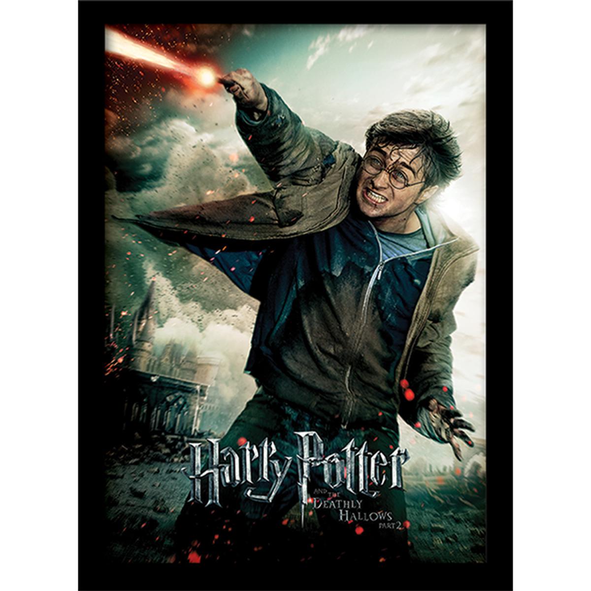 Harry Potter Deathly Hallows Part 2 Wand Framed Print – image 2