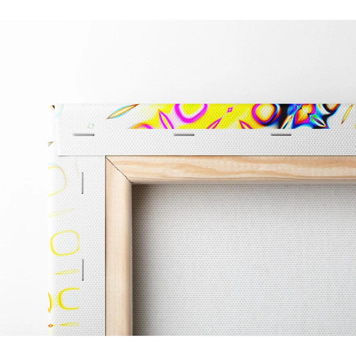 Movement Of Colour Canvas Print Wall Art - Yellow / 101.6cm – image 2