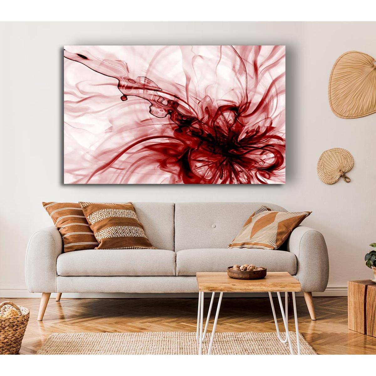 Red Explosion Canvas Print Wall Art - Yellow / 50.8cm – image 3