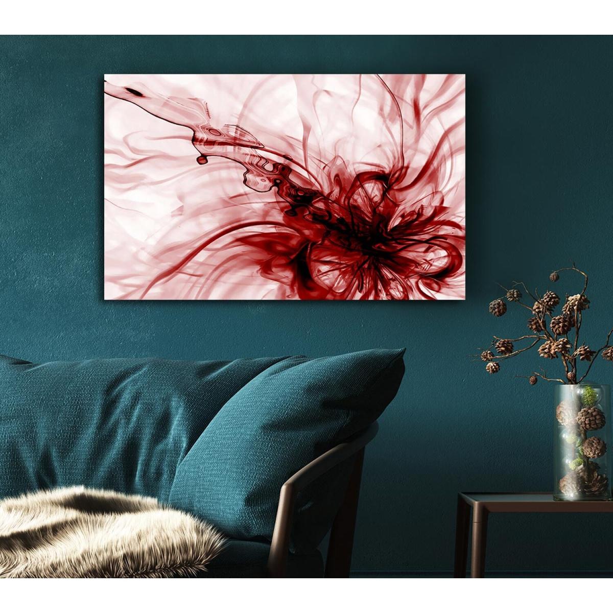 Red Explosion Canvas Print Wall Art - Yellow / 50.8cm – image 4