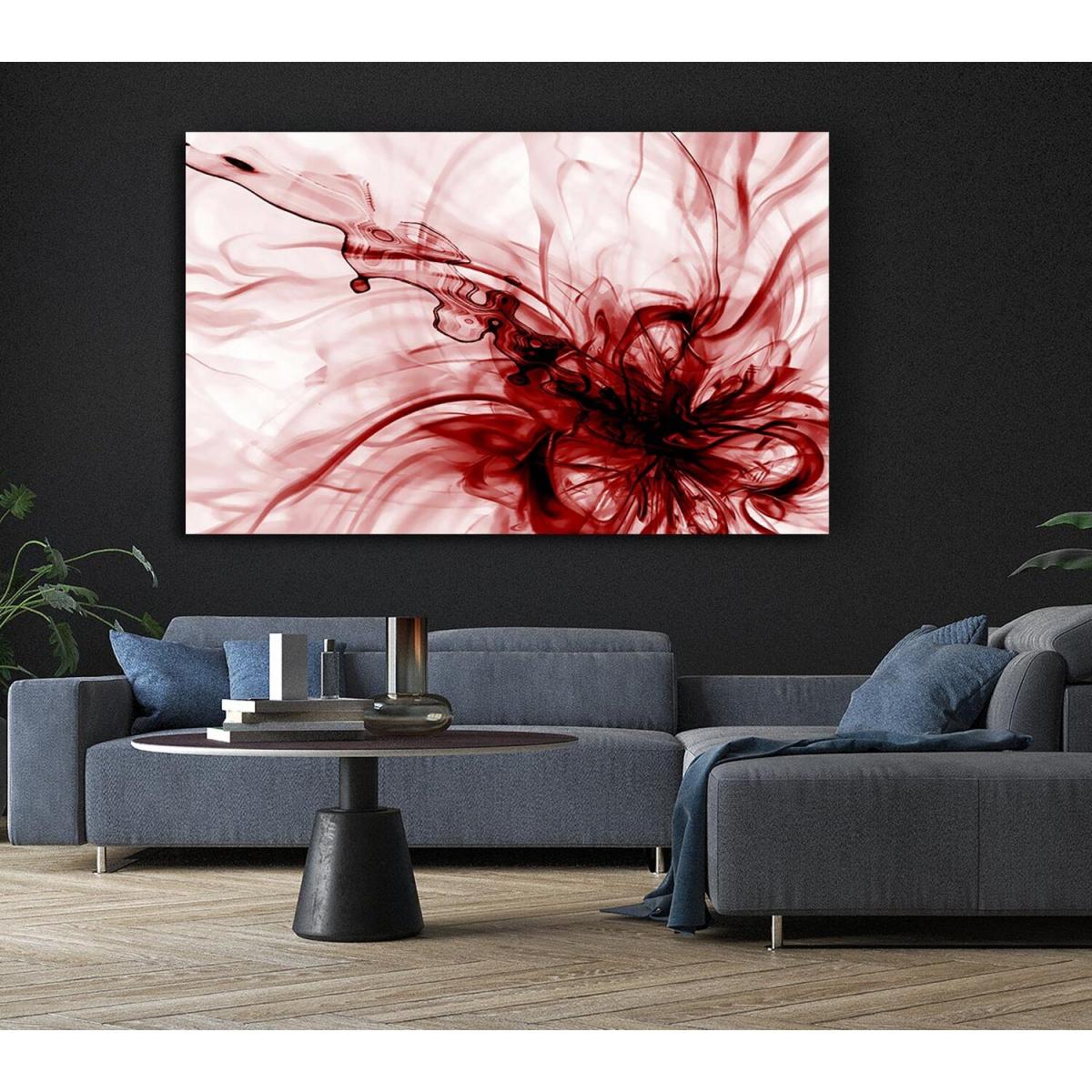 Red Explosion Canvas Print Wall Art - Yellow / 50.8cm – image 5