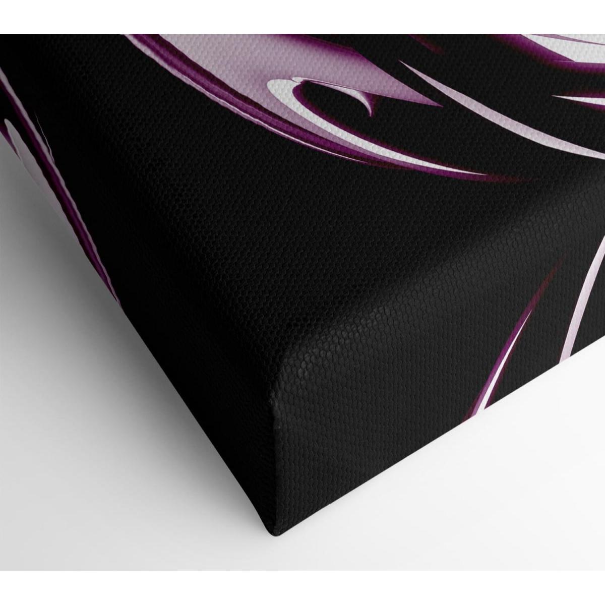 Purple Bend Canvas Print Wall Art - Yellow / 50.8cm – image 2