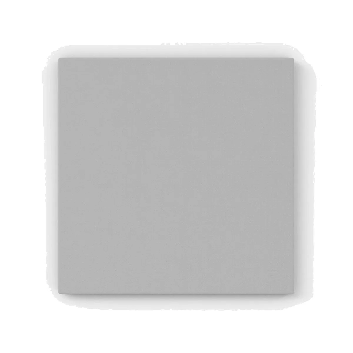Dusty Grey HD Metal Print - Grey / 40cm