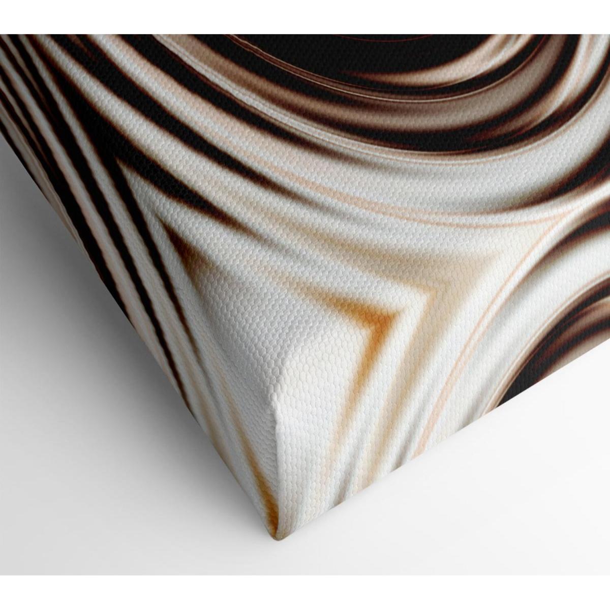 Perfect Chocolate Ripple Canvas Print Wall Art - Yellow / 81.28cm – image 2