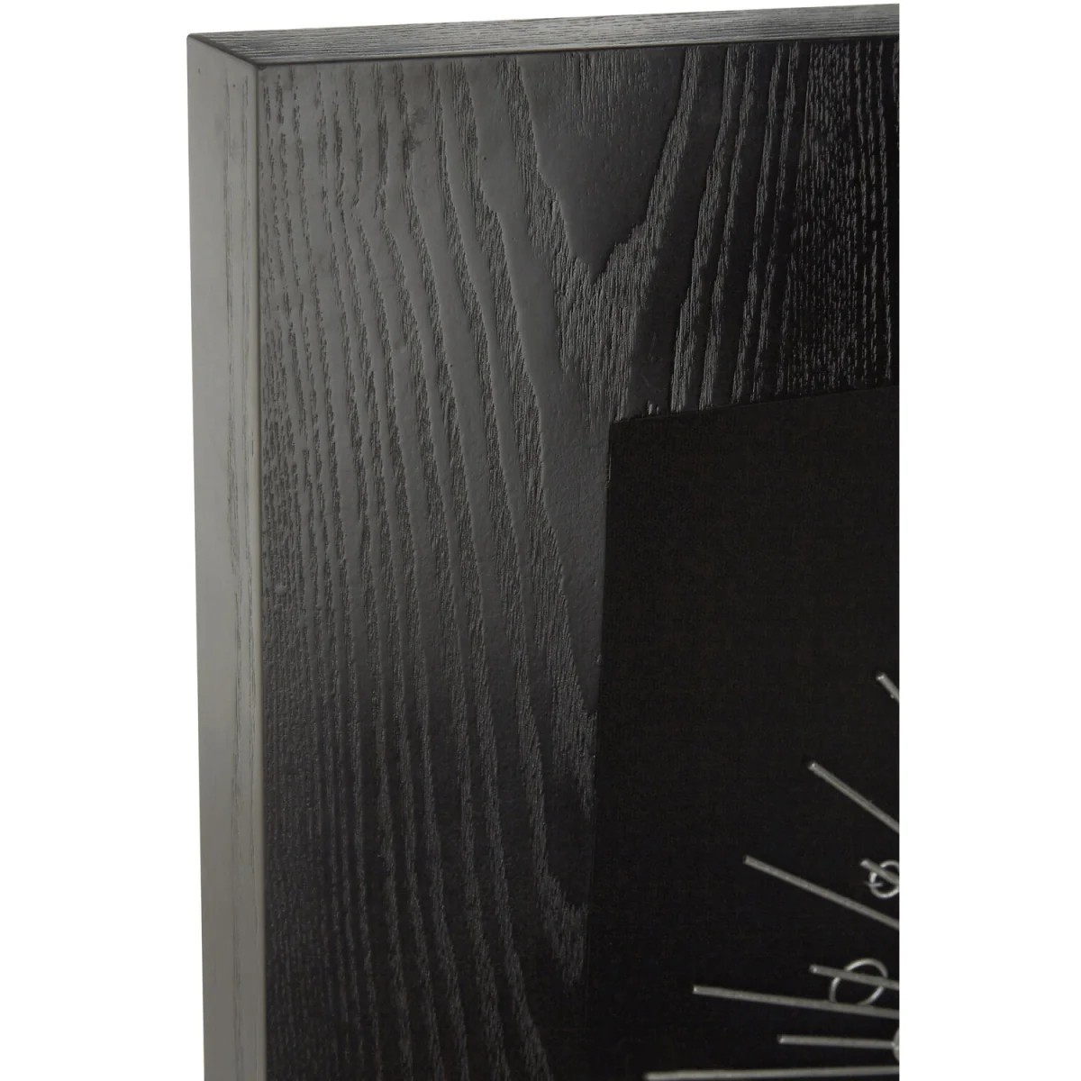 Nason Framed Silver Abstract Wall Art - Black – image 3