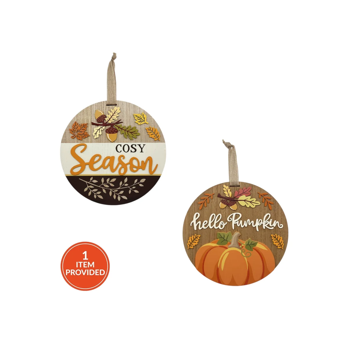 Welcoming Autumn Hanging Plaque – image 1