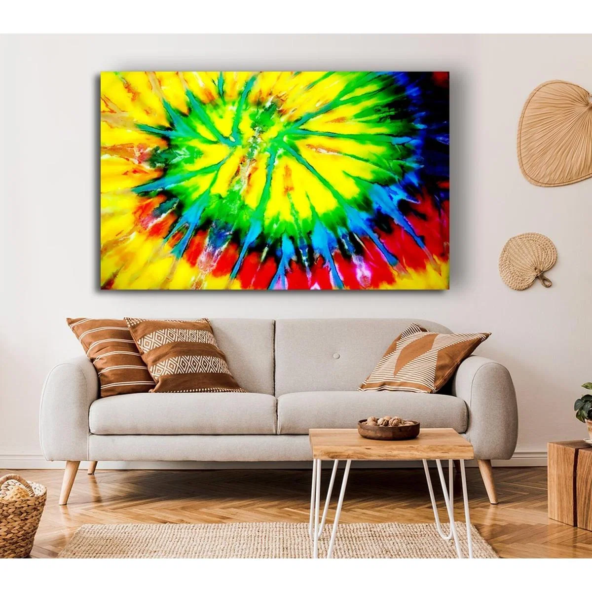 Never Ending Canvas Print Wall Art - Yellow / 35.56cm – image 4