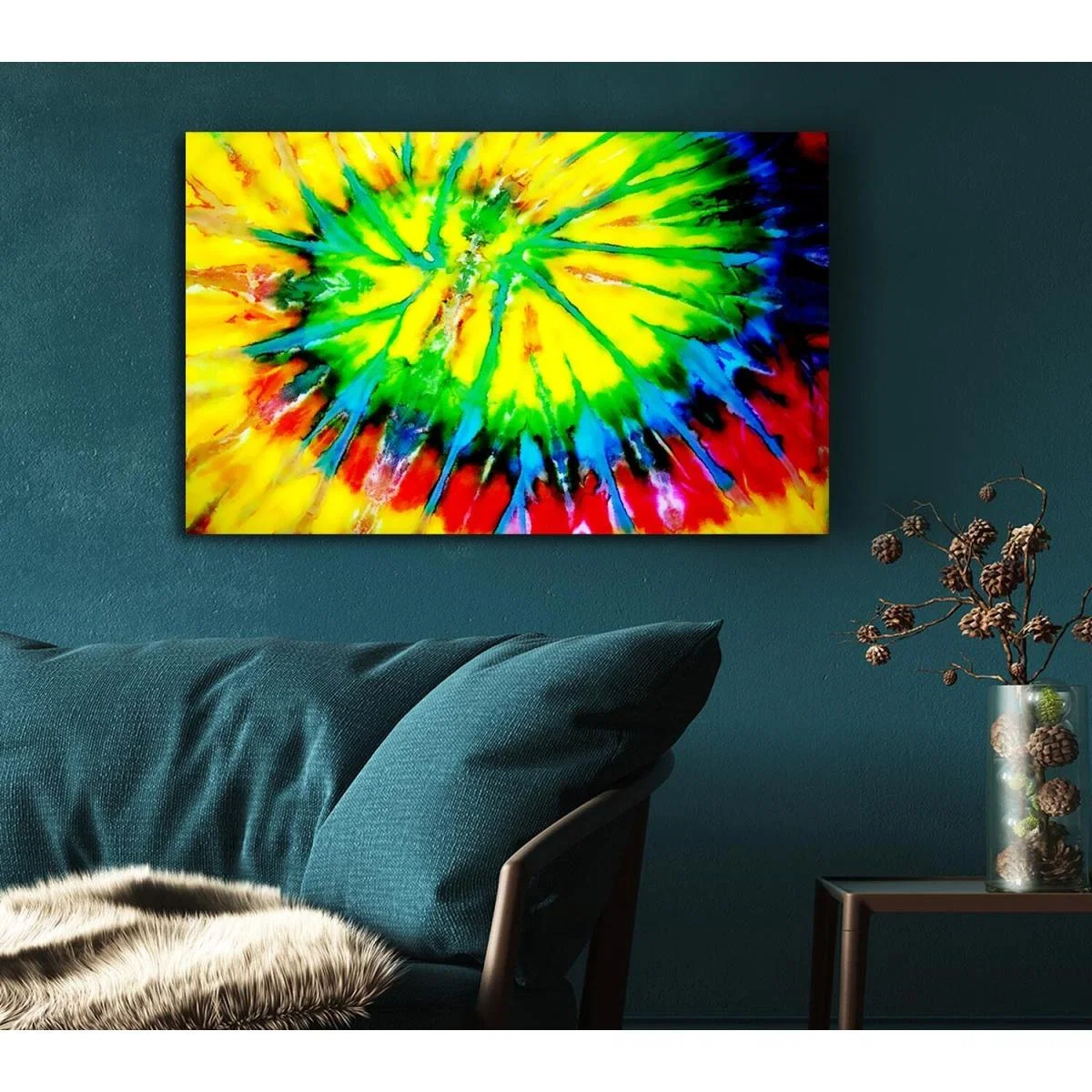 Never Ending Canvas Print Wall Art - Yellow / 35.56cm – image 5