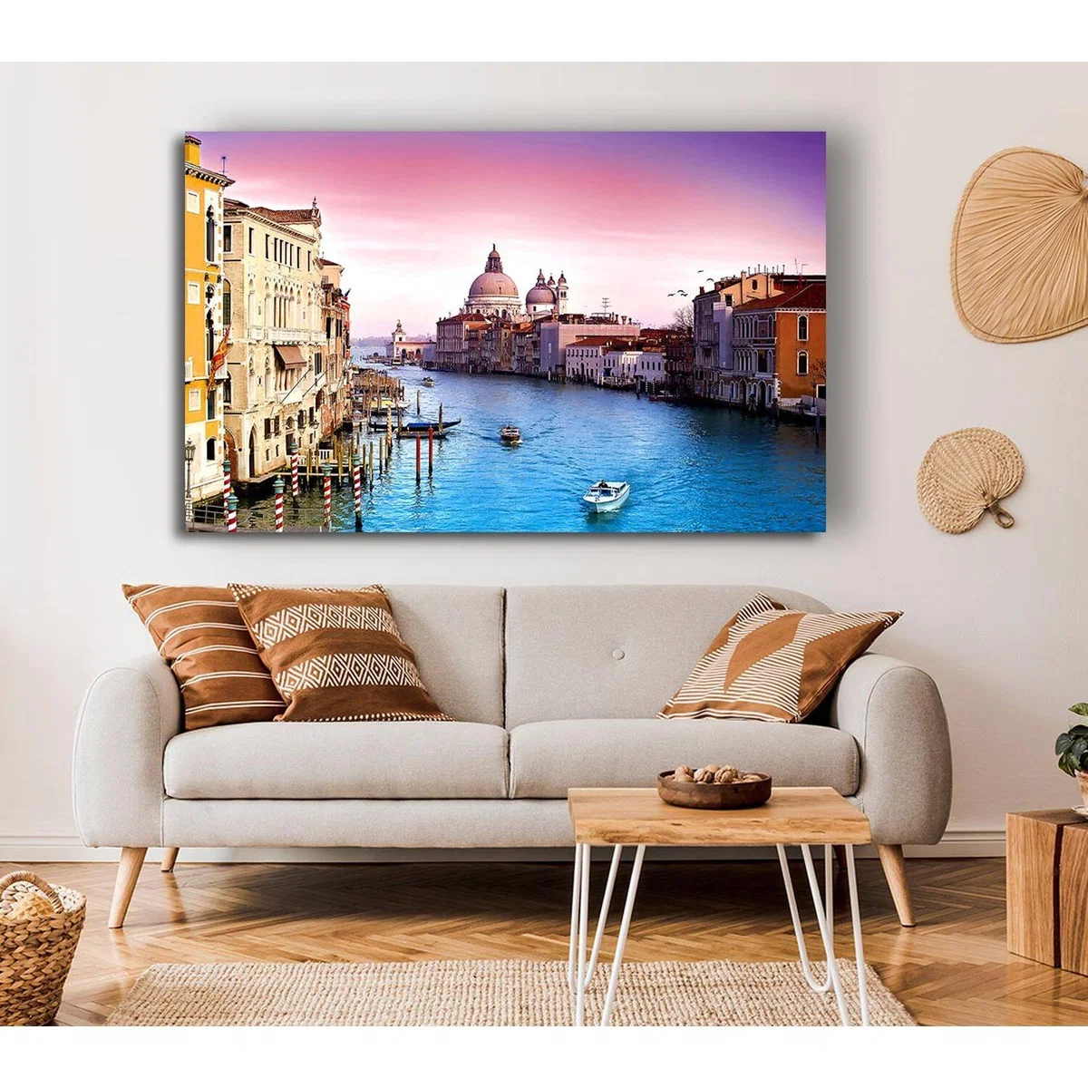 Beauty Of Venice Canvas Print Wall Art - Yellow / 50.8cm – image 4