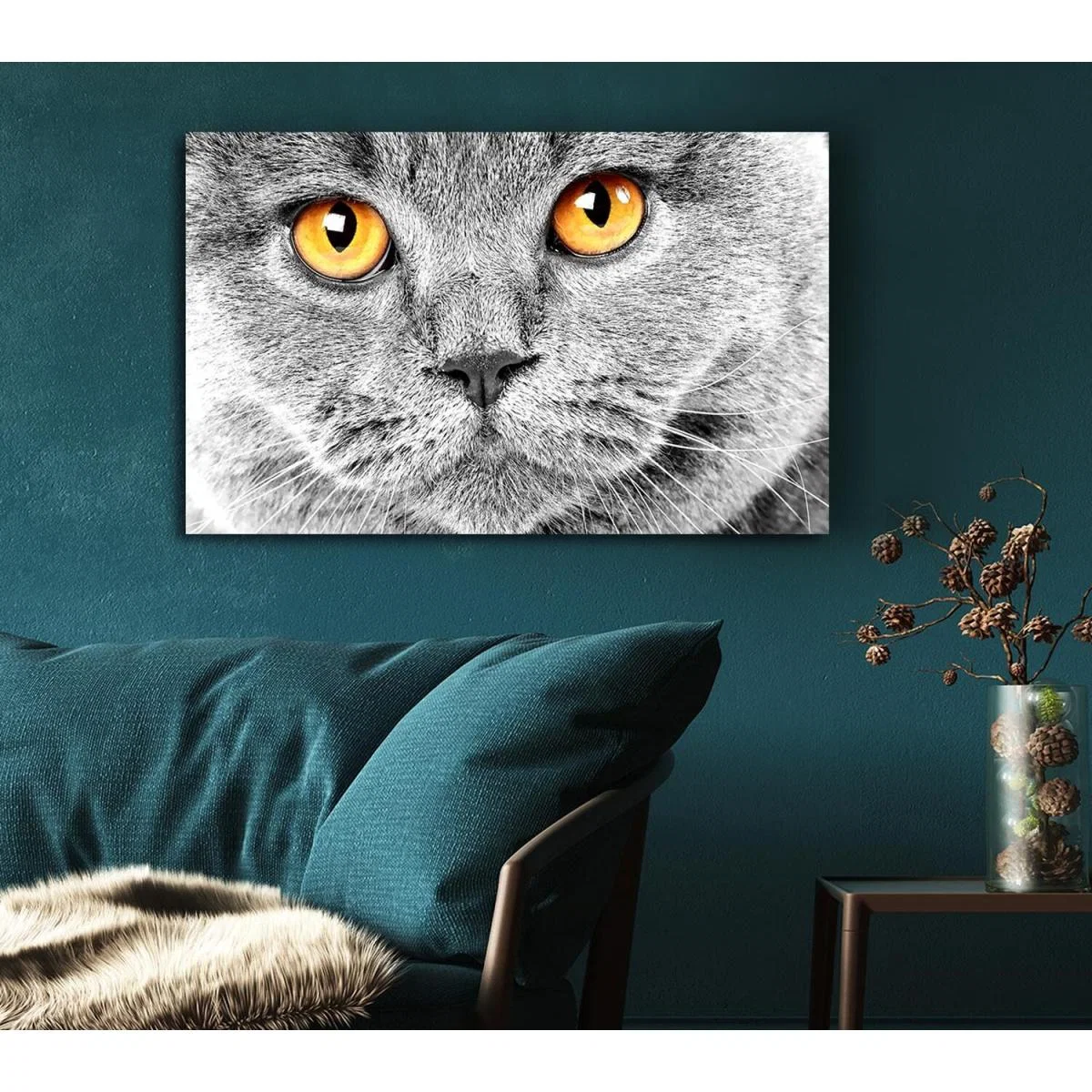 Serious Grey Cat - 50.8cm – image 5