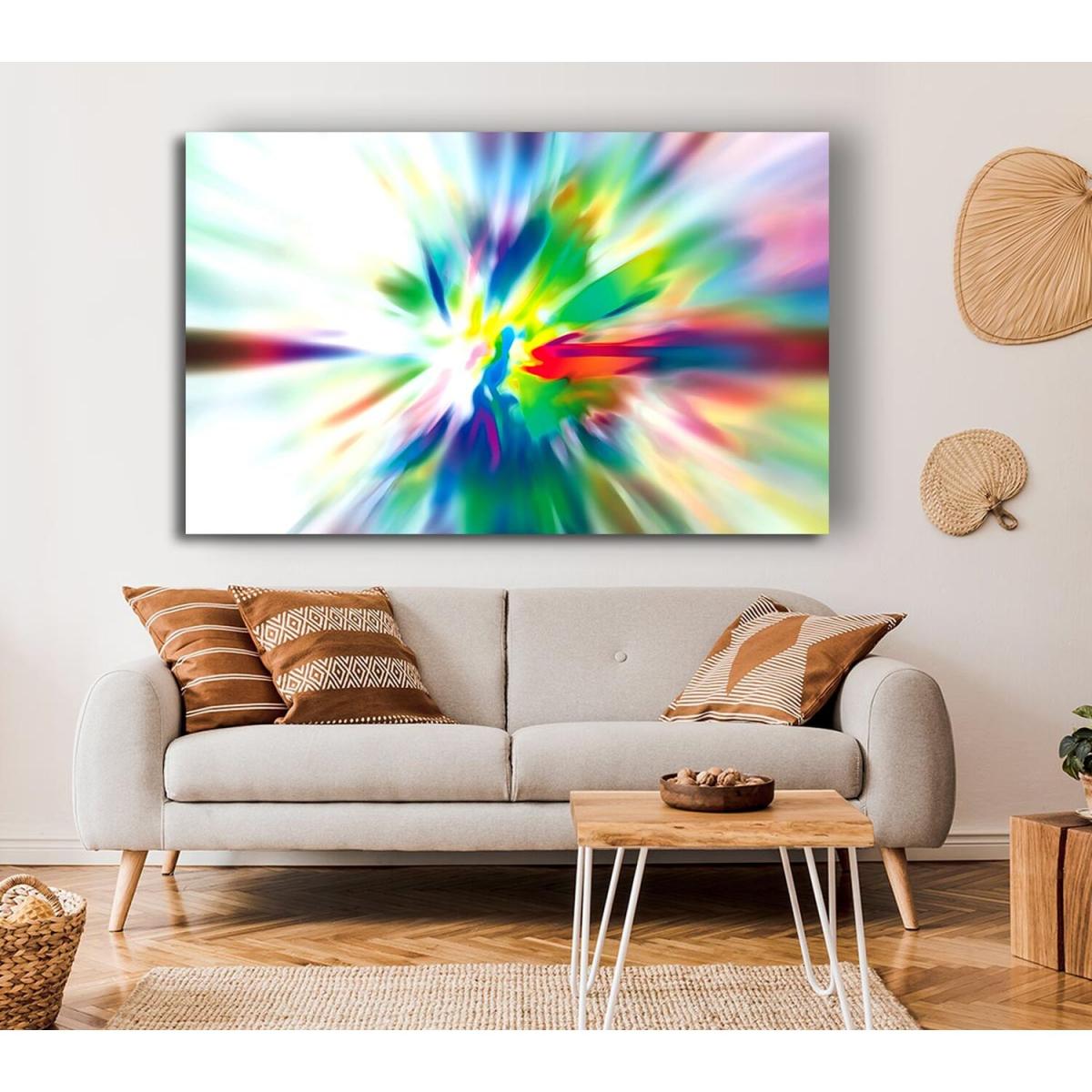 Colour Fusion Canvas Print Wall Art - Yellow / 50.8cm – image 3