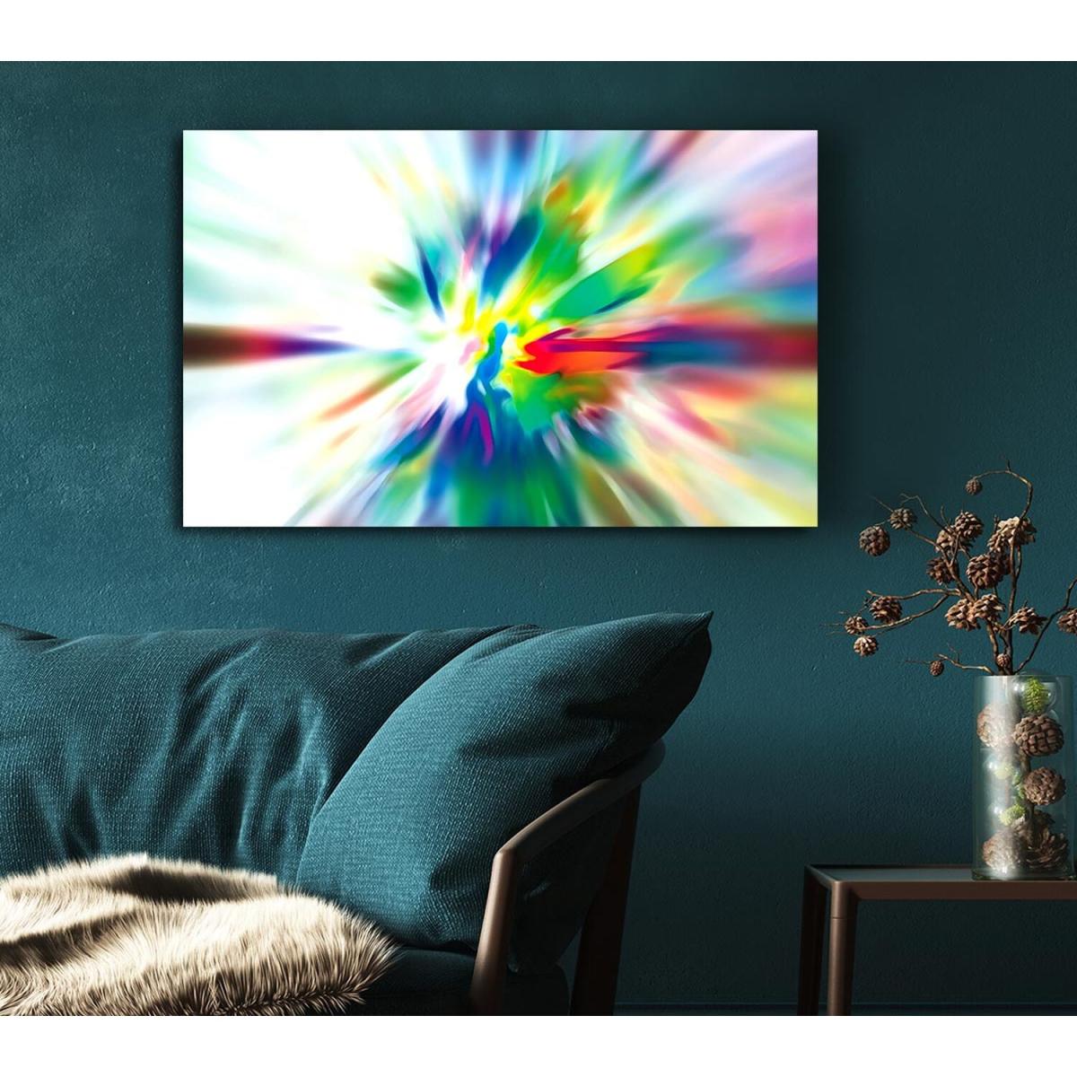 Colour Fusion Canvas Print Wall Art - Yellow / 50.8cm – image 4