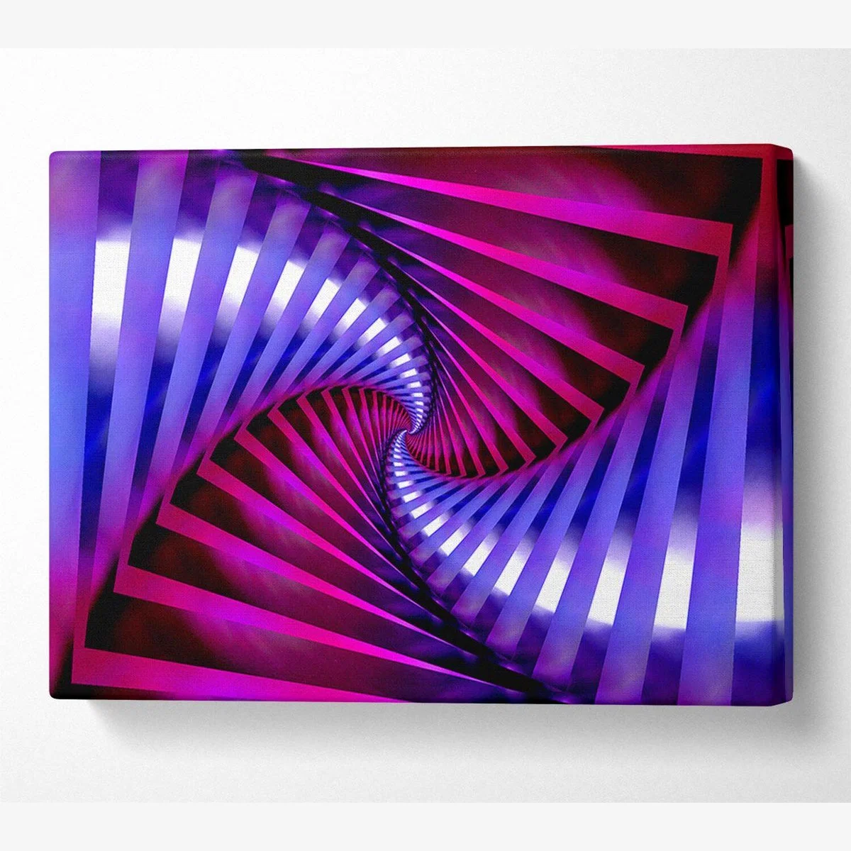 Time Tunnel Continum Canvas Print Wall Art - Yellow / 66.04cm – image 1