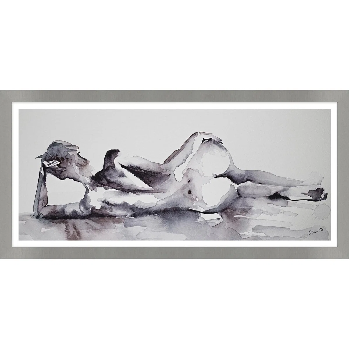 Aimee Del Valle Reclining Nude Picture – image 3