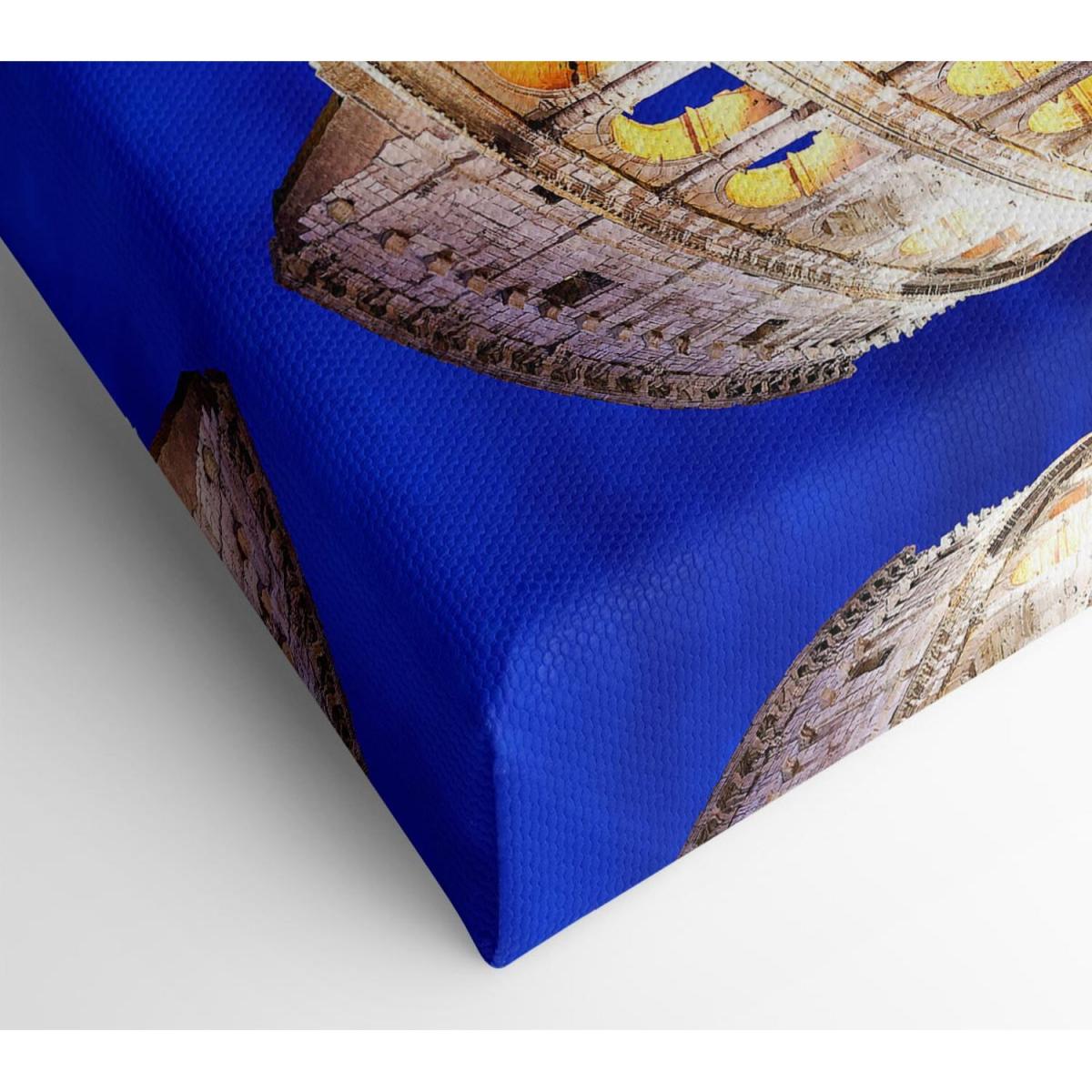 Colosseum In Rome Canvas Print Wall Art - Yellow / 50.8cm – image 2