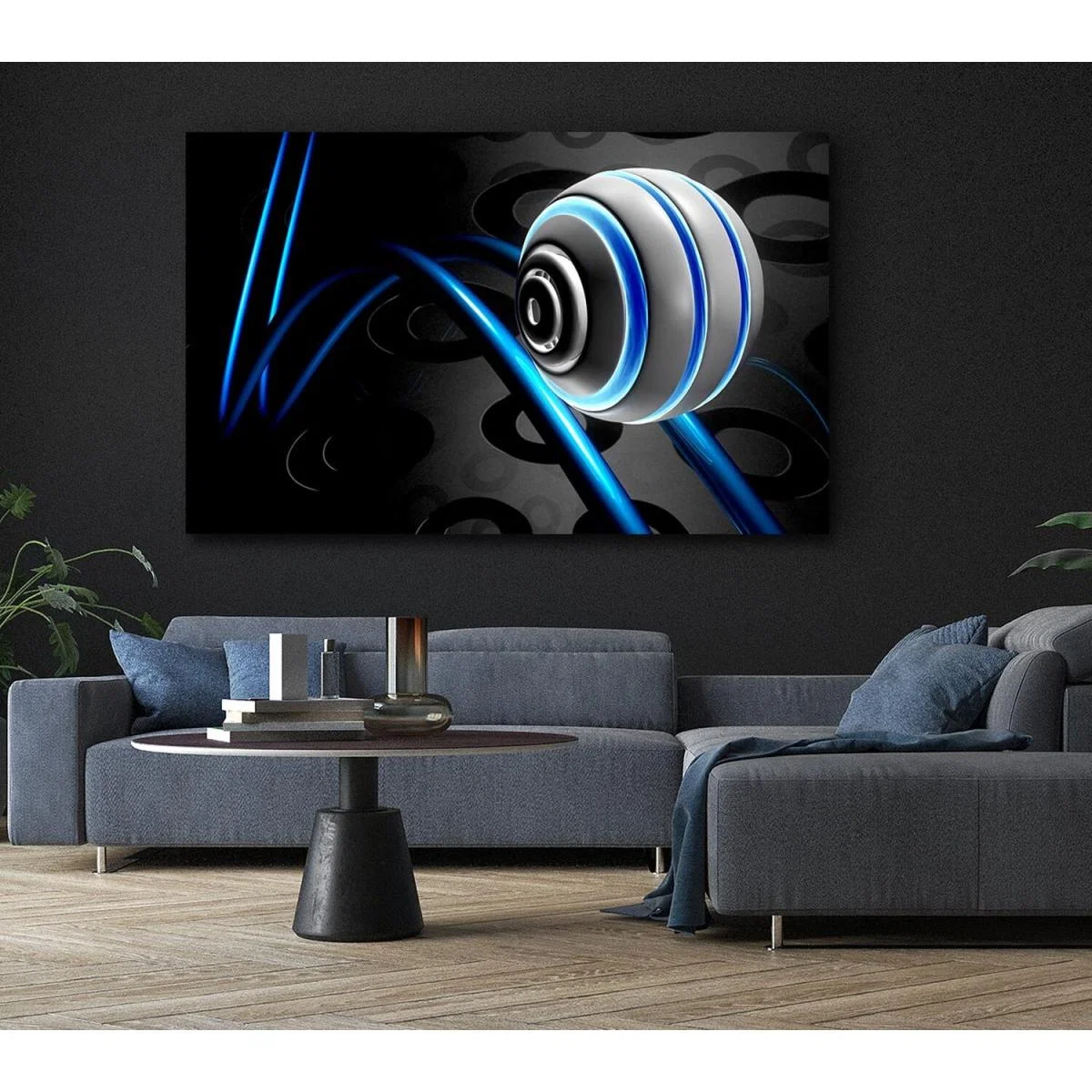 Roller Coaster Canvas Print Wall Art - Yellow / 66.04cm – image 4