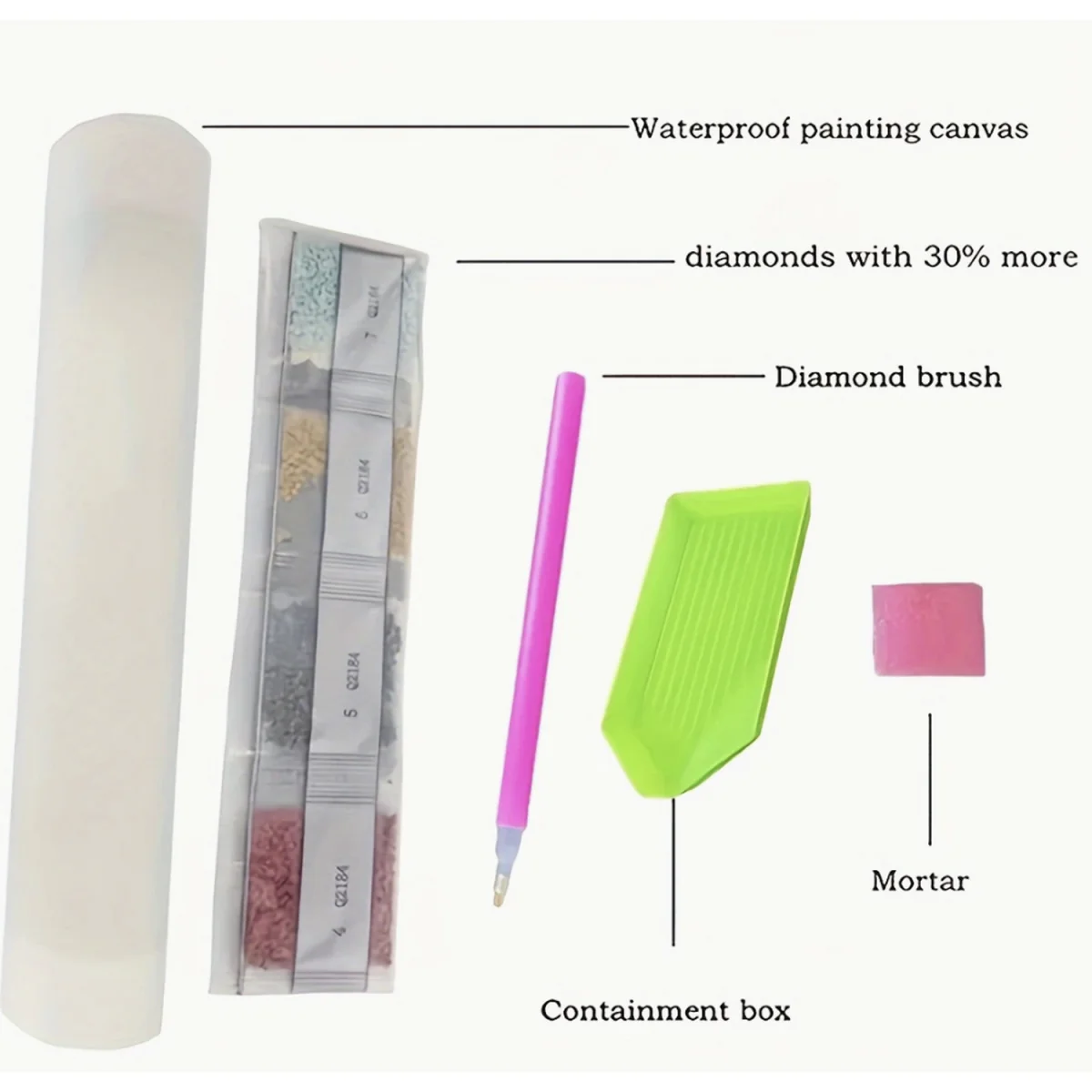 Festive Candles Diamond Painting - Multi – image 4