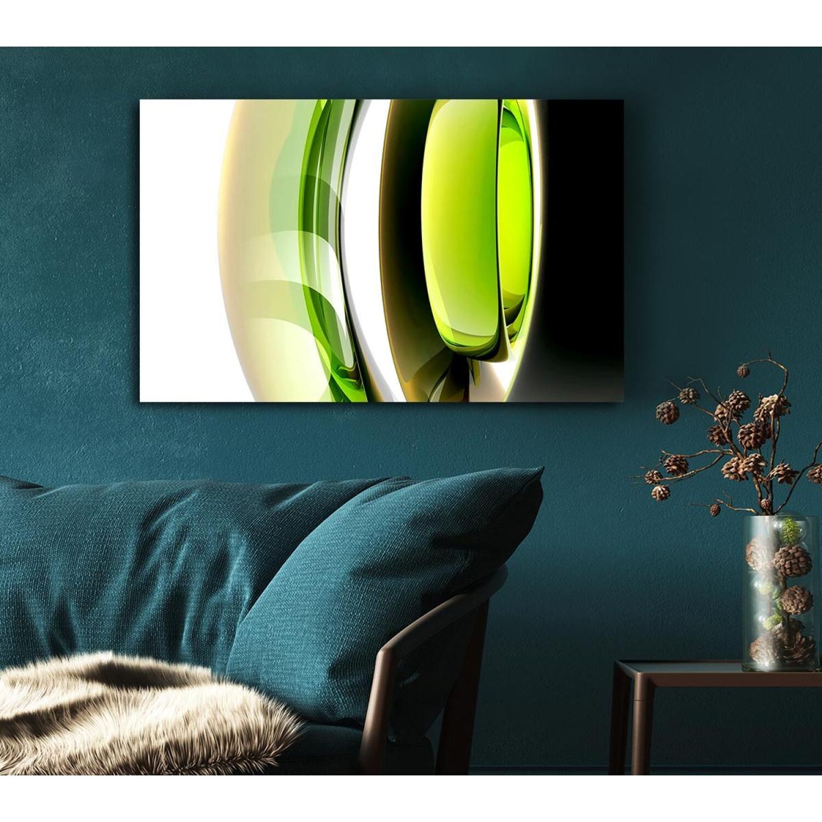 Lime Dream Canvas Print Wall Art - Yellow / 66.04cm – image 4