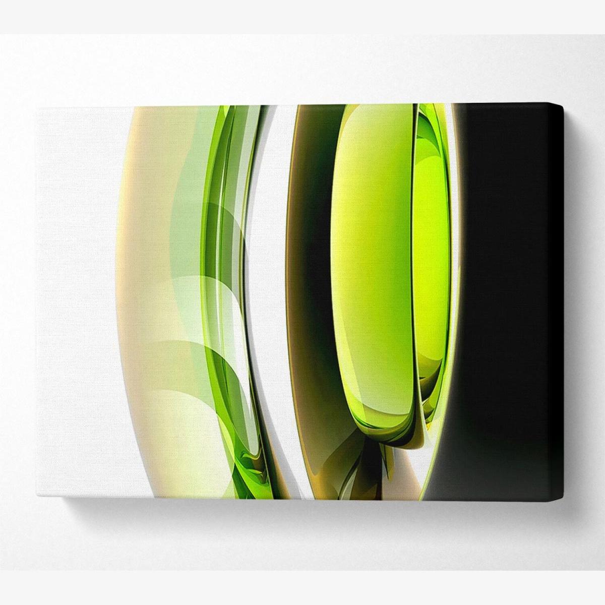 Lime Dream Canvas Print Wall Art - Yellow / 66.04cm – image 1