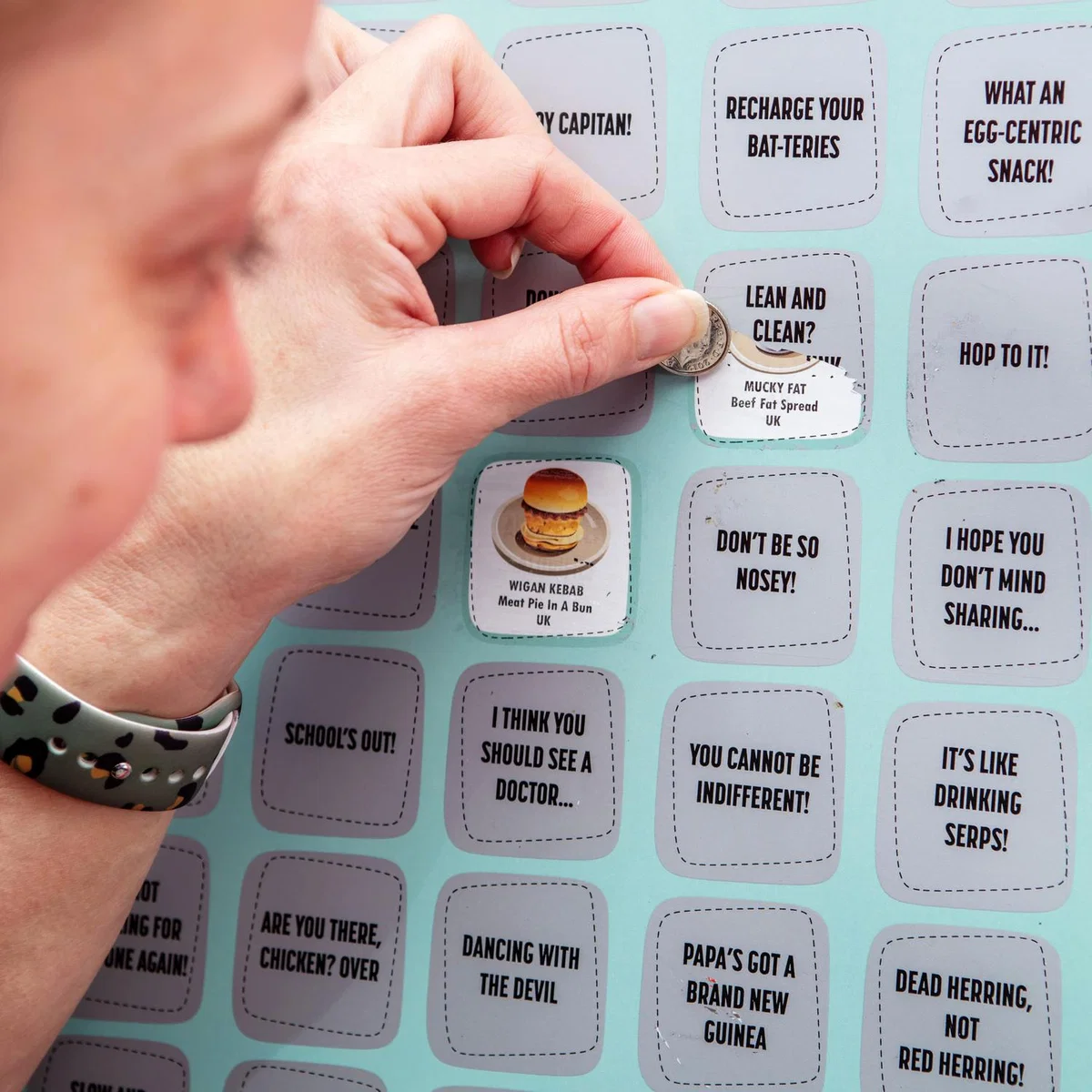 Scratch Off Foods To Try From Around The World Challenge Poster - Blue – image 2
