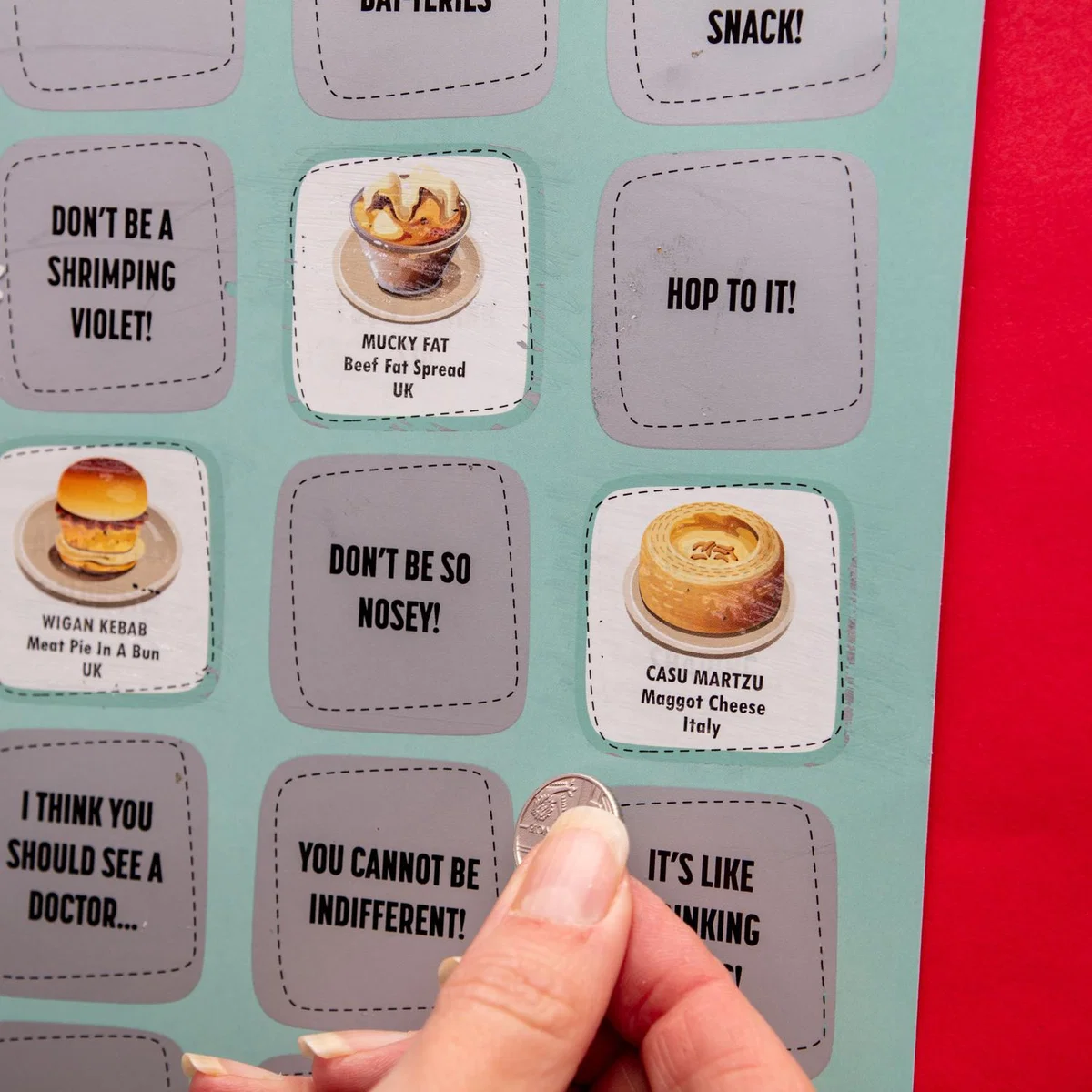 Scratch Off Foods To Try From Around The World Challenge Poster - Blue – image 3